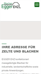 Mobile Screenshot of egger-ehz.ch
